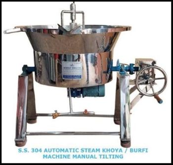 AUTOMATIC STEAM KHOYA/BURFI MACHINE MANUFECTURERS IN INDIA